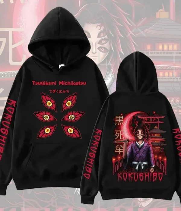 Anime Demon Slayer Hoodie Autumn Winter Men Women Casual Harajuku Fashion Streetwear Fleece Long Sleeve Pullover Sweatshirts